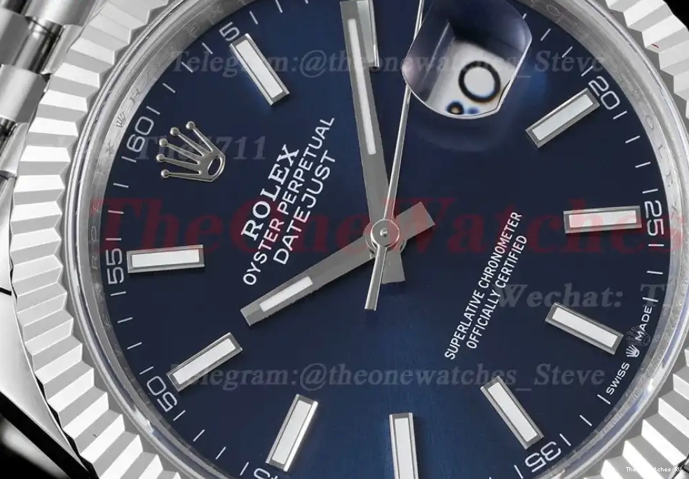 SS Blue 41mm 904L SS GMF Jubilee Datejust 126334 VR3235 0611